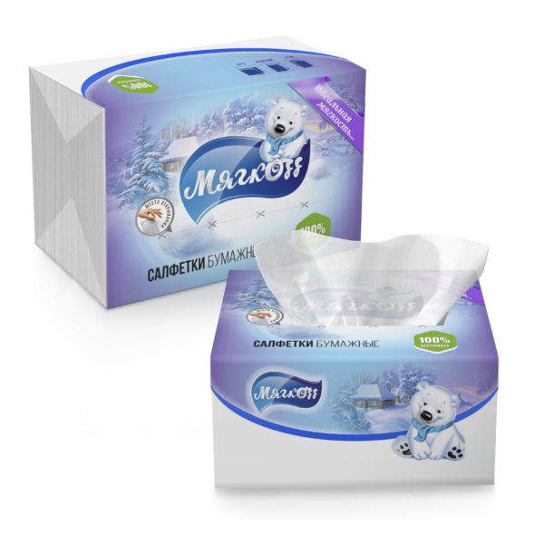 Ставрополь — Салфетки «Мягкоff» белые оптом.