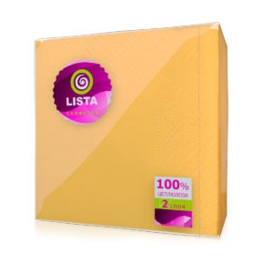 Ставрополь — Салфетки «Lista DELUXE» интенсив желтые оптом.